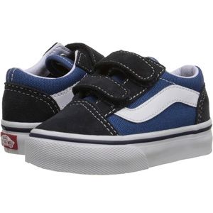 Toddler Vans Navy Blue and White Size 6